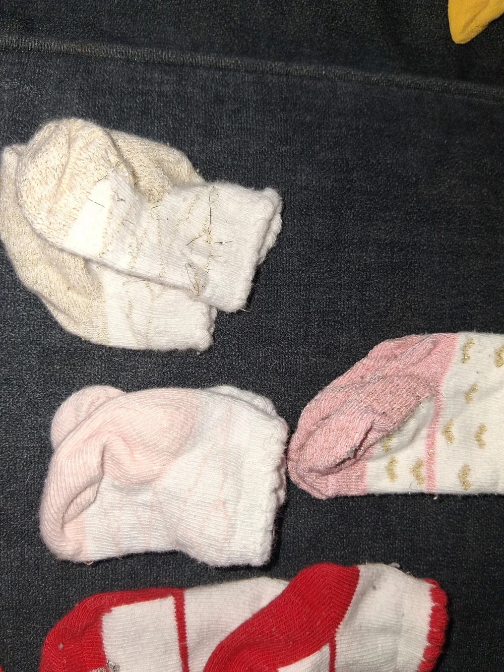 Kids Holiday Red & White Snowman Socks 0-3 Months Bundle